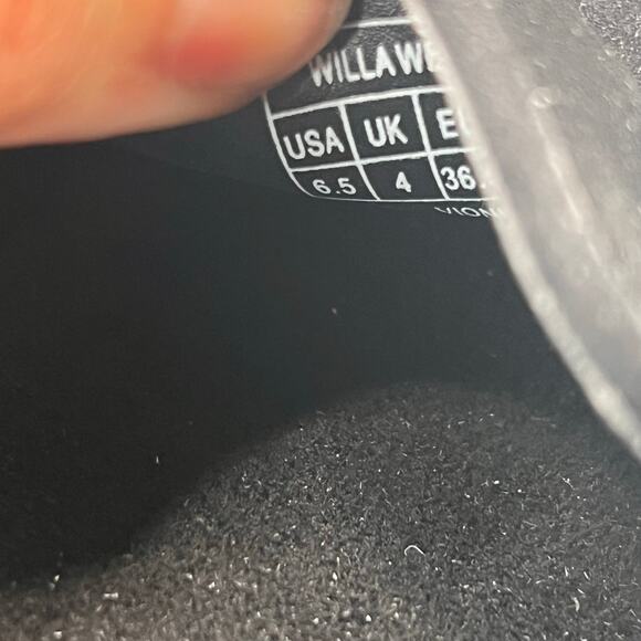 Vionic Willa Wedge Loafers Suede Slip On Black Women's 6.5 NWB Water Repellent - Picture 9 of 10